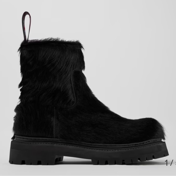NIB CAMPERLAB Camper Black Eki Calf Skin boots size 42 unisex